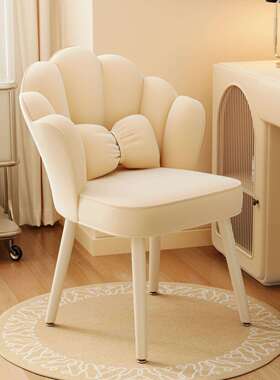 椅靠背卧室简妆AL100603约椅子餐凳子梳生网红台美甲轻奢女家用化