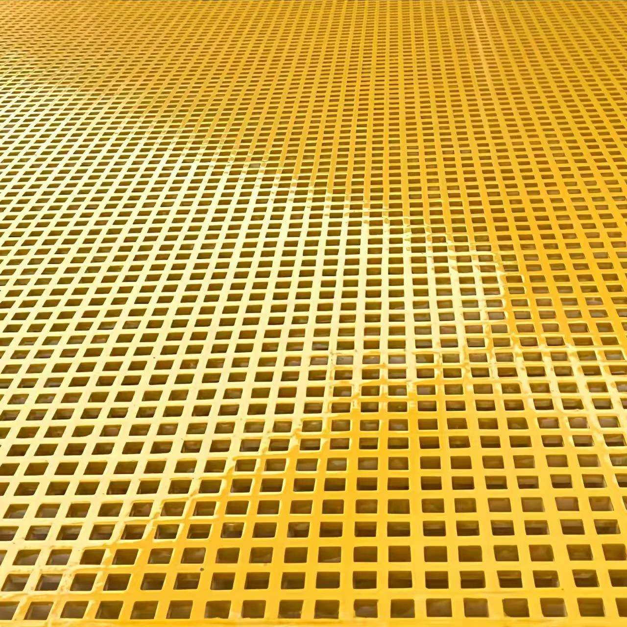 玻璃网格板微小孔径舍羊床狗笼漏网粪地养殖JXX厂排水鸽过钢滤格