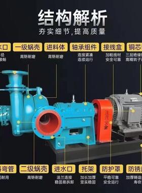 源头厂家机压滤入料泵耐腐LQL大型泵高砂扬程浆耐酸碱防腐泵入料