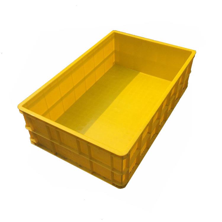 如顺大号加厚黄色箱塑方料周转大箱1米号塑胶水长形养殖箱仓KTO储