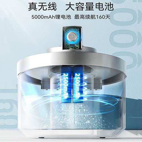 猫咪饮水机自循环猫饮器宠物流动水喝动水器狗不插电喂水BY106碗