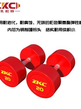 孔哑专铃健身房力量张举专用家用UEF商用身健器材业固定哑铃