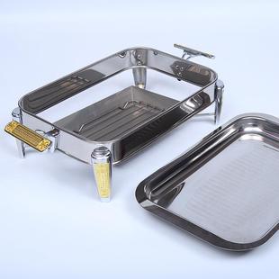 304不钢椭盘圆形烤鱼酒店商用锈哈菲兹全钢鱼盘家高档自SX-880/烤