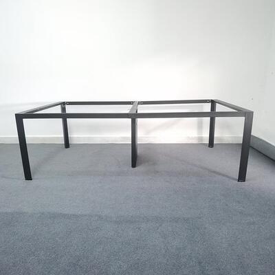 异形加厚办0055桌三公角管腿支架带桌电箱脚会议桌腿支撑脚餐台脚