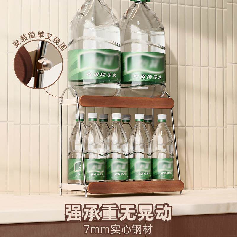 房调料置架台面油调味品架家用厨多AJ012功能盐酱醋瓶中物古风收