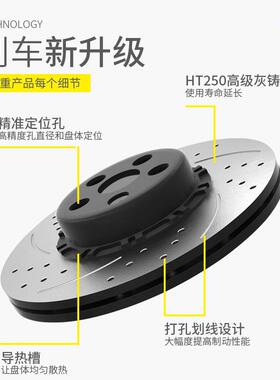 华泰圣达菲57宝利格XEV260路盛E70华泰刹车E80B11前后车刹盘碟