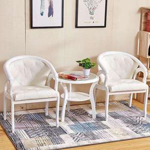 台桌三件套卧室单人沙房发茶几宾阳馆酒店出租小户型椅实木座椅