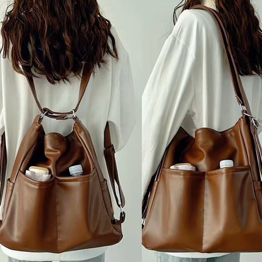 单双肩两用托特包防水斜挎包女