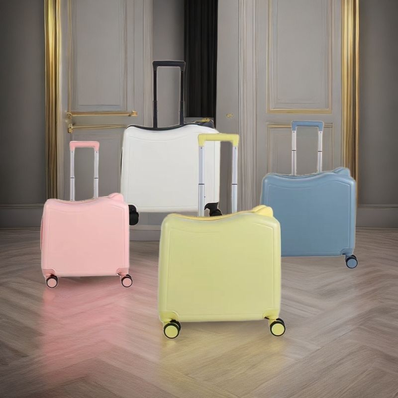 20寸异形登机箱旅行卡通犄角纯色