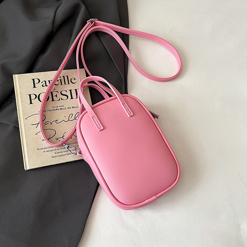 通勤斜挎迷你手机包ins风糖果色手机包包女小方包夏季新品单肩包
