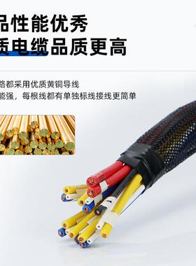 12v汽车保险丝和电继器盒带预接线汽车6路改装控制盒带线SWJ黑色