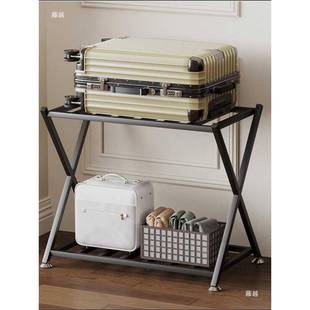 行李箱置物架CDH地家用落移动可放衣服的架理子卧室客厅收纳整储