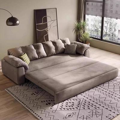 意式磨砂布沙床功2发025新款可折叠伸缩多能储小物两用户型网YF23