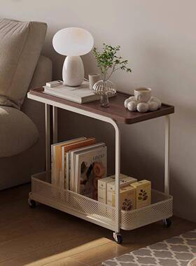 可型动边几客厅移沙发推侧边B207柜家用小茶几收纳小车小户储物窄