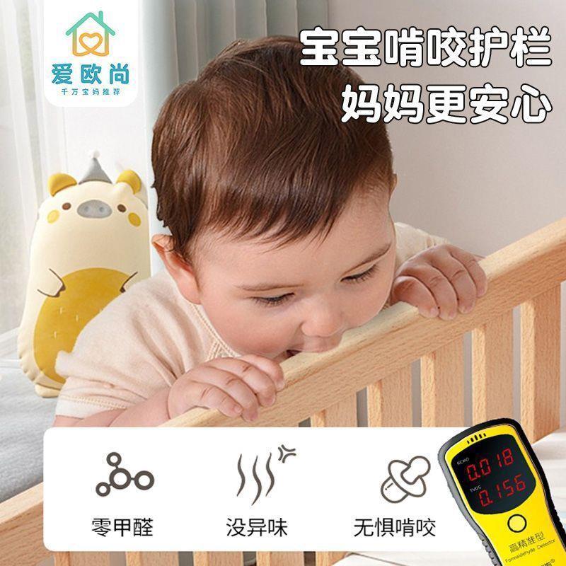 实木婴儿拼接床折女叠床免安装孩带护栏儿童床男孩大拼接26580床