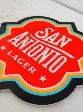 形水晶907箱LE灯D发光异牌广告招路灯亚克力丝印超薄挂墙立式