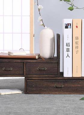 实木架子桌面置物架学生书书桌桌迷组你小书架飘窗收上纳F5M57737