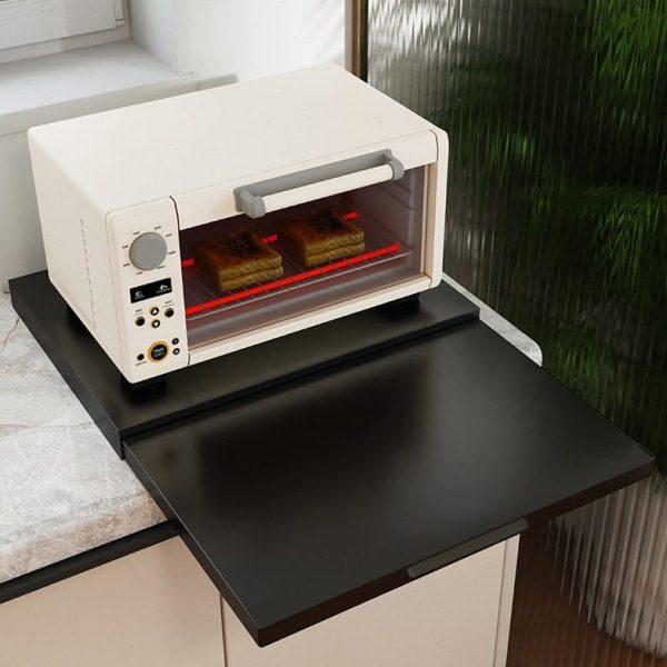 平移微波炉抽屉式支架家用厨房多功能底部收纳隔板台面烤箱推拉架,厨房/烹饪用具,微波炉置物架,淘宝优惠券,粉丝福利购,淘宝优惠卷