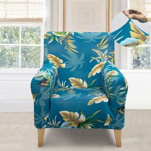 乾嘉 四季通用印花立体全包沙发套套装 扶手靠背沙发套罩 跨境