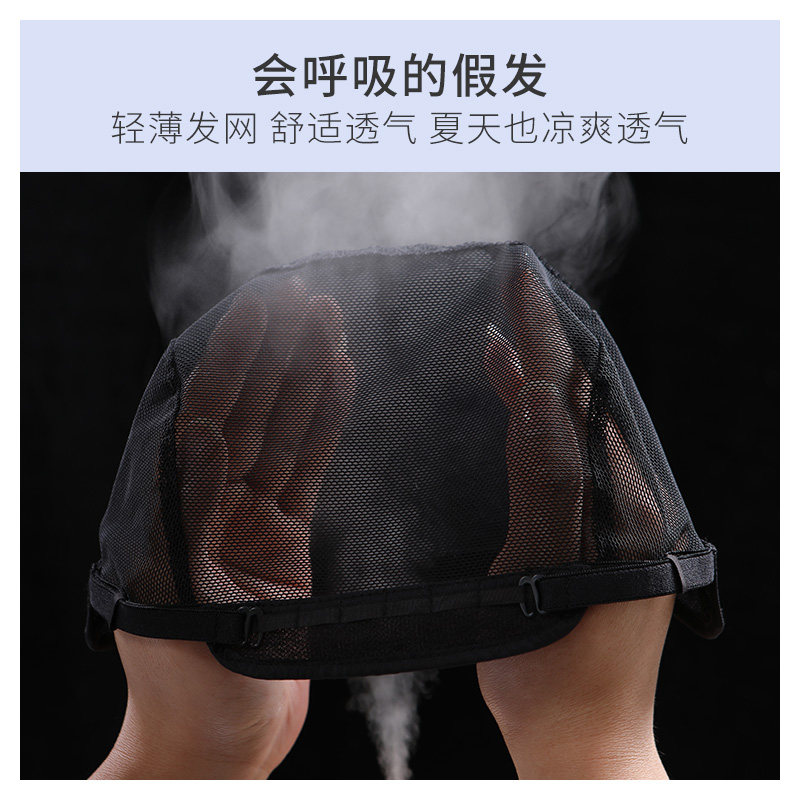 假发女短发圆脸修脸短卷发气质真人发丝老年人奶奶酷帅气蓬松网红