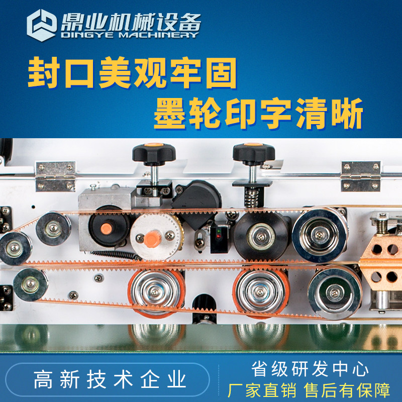 鼎业LF1080连续式真空抽气充气包装机 充氮气封口机 抽气封口机