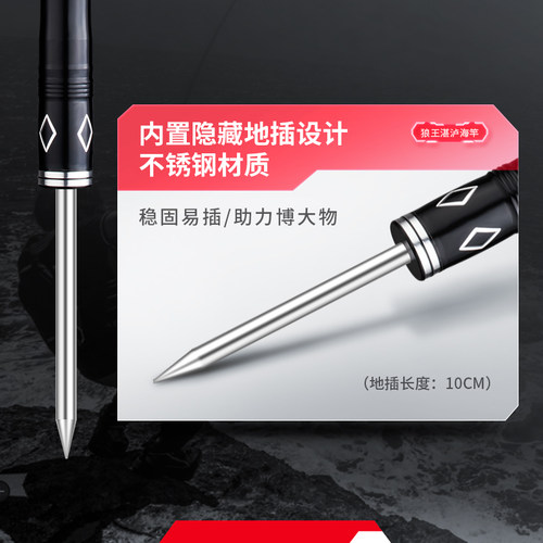 狼王湛泸海竿套装超硬碳素远投竿钓鱼海钓竿甩杆金属鲢鳙海杆抛竿