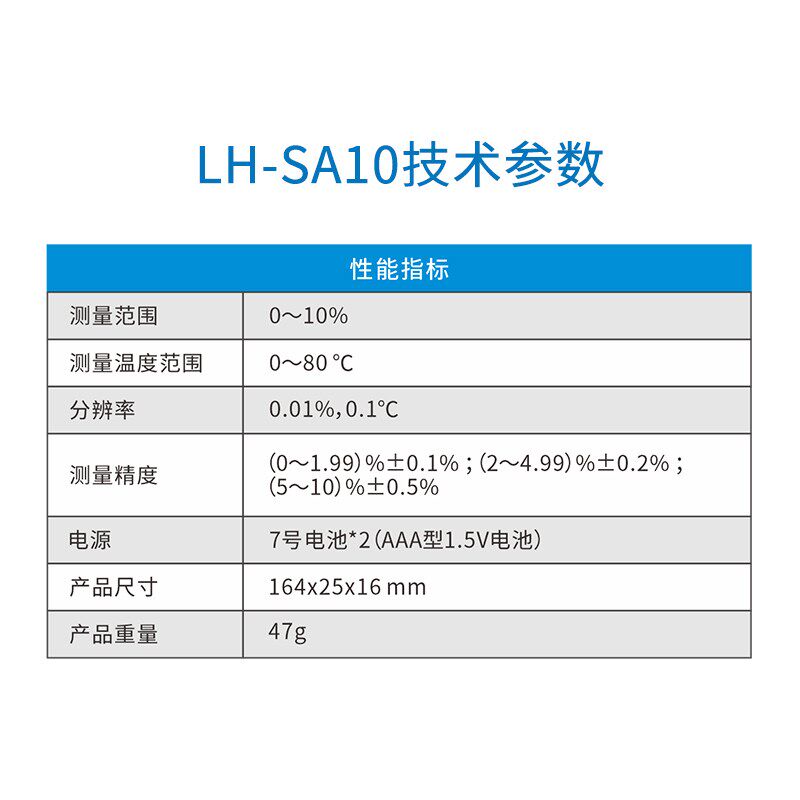 陆恒数显电子盐度计厨房食品汤汁熟食卤水鱼缸咸度海水养殖测盐器图片