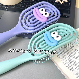 高级感蓬松镂空大嘴怪diy排骨梳大号女学生按摩家用梳子家用梳子