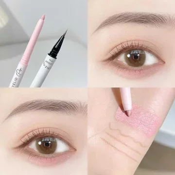 轻松get无辜大眼！双头卧蚕笔两高光白用色女卧蝉勾勒笔眼线新品