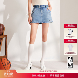 女士A字版 25夏季 ATELIER NBA 廓形可调节耐磨牛仔短裙 新品