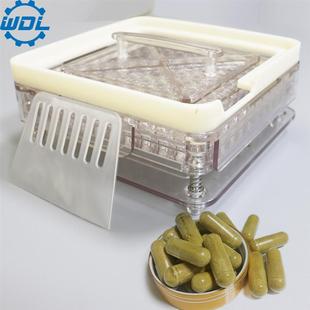 器胶囊壳灌粉灌药装 0号100孔胶囊填充板灌装 药家用半自动手工神器
