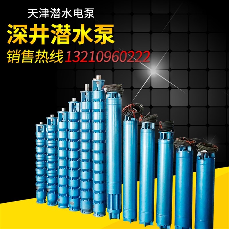天津甘泉井用潜热水泵 电机YQSR-200 250-22 37 45 63 75KW深井泵