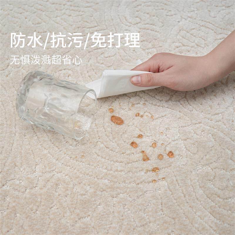 卧室地毯意式轻奢客厅沙发毯高级简约茶几毯现代高级卧室床边毯