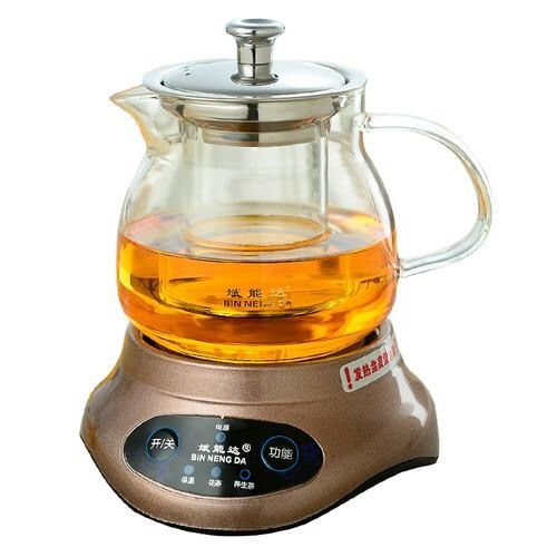 斌能达煮茶器耐热玻璃养生壶办公室电热煮茶壶家用花茶壶茶具套装
