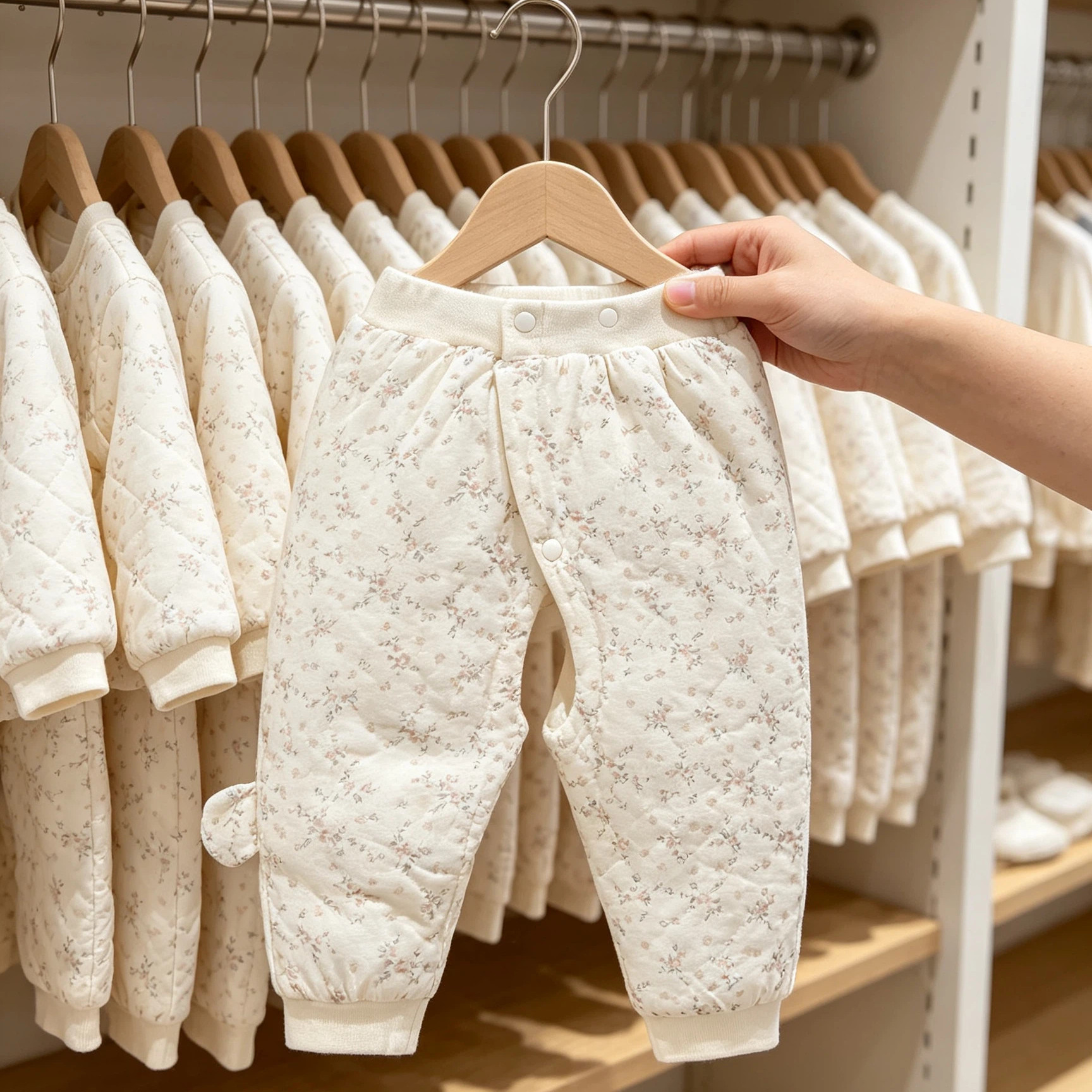 婴儿棉裤冬外穿女童薄宝子