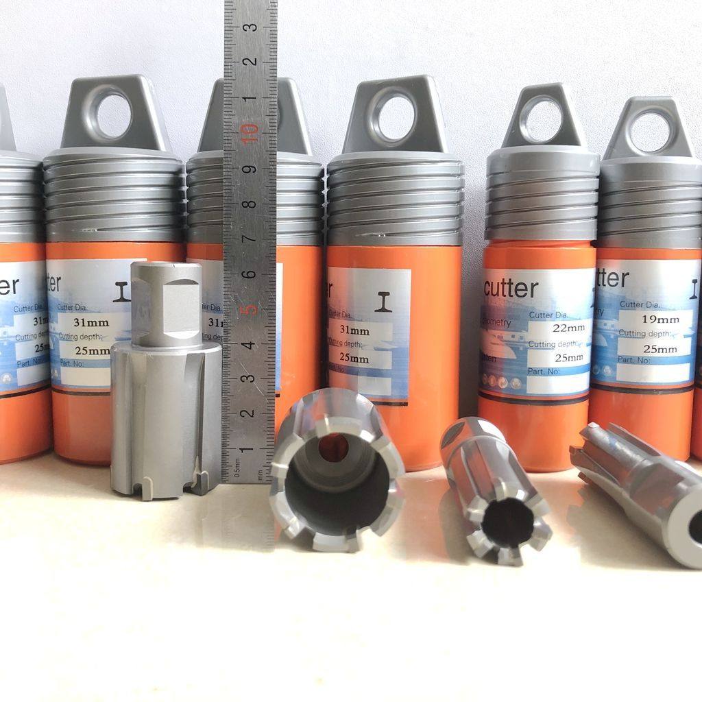 创恒钢轨铁轨钻头 钻眼打孔空心钻花 钻取芯开孔器19 22 31 32 33