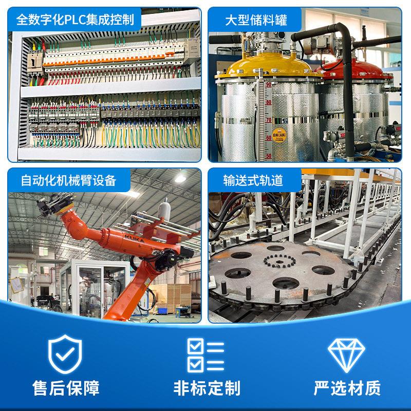 非标定送制全自FLT.R生动环形输线U发泡产线设备聚氨酯枕头压发P