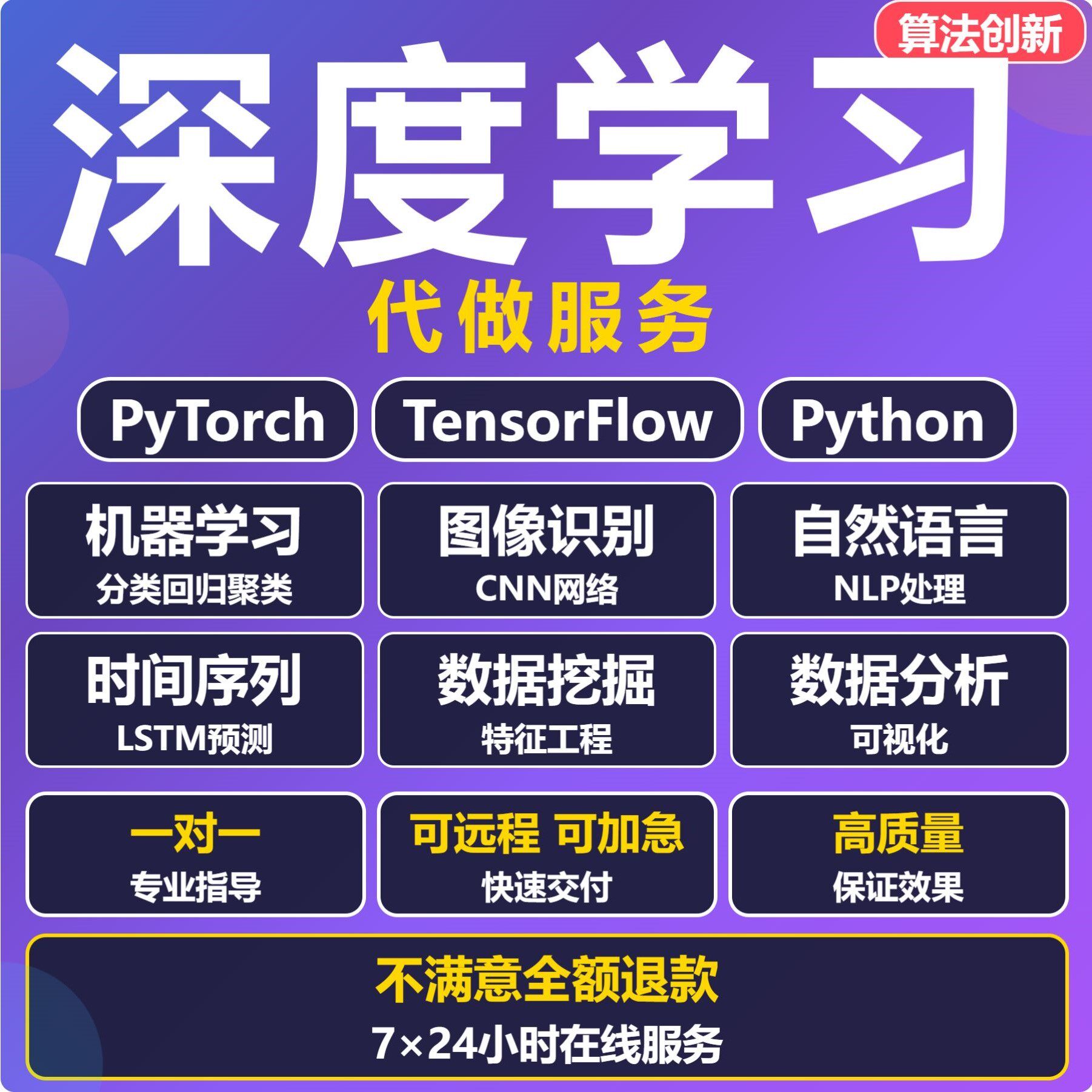 python代做深度学习程序代编算法数据分析代码帮做bug调通爬虫
