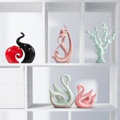 极速大象摆件陶瓷家居创意客厅z摆设茶几桌面鞋 柜卧室内电视酒柜0