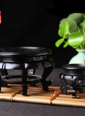 极速高脚大葫芦底座托架仿实木y树脂展示支架工艺品放小葫芦摆件