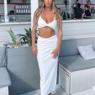 Set Women Summer 极速WannaThis Length Piece AMnkle Skirt Two