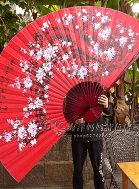 新品超大壁挂扇装饰折扇工艺画z扇客厅房间婚庆摄影道具舞台布扇