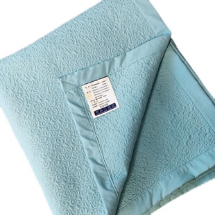 极速美式春夏f纯色床盖绗缝被素色夹棉双面用床单双人床盖毯空调