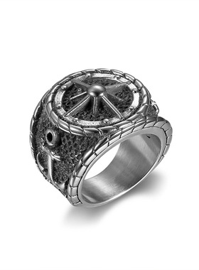 极速Ring Personality Fashion Mens Navy SeriePs Anchor Guide