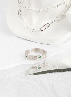 极速Personality Retro Round Rings For WomeMn Charm Engagemen