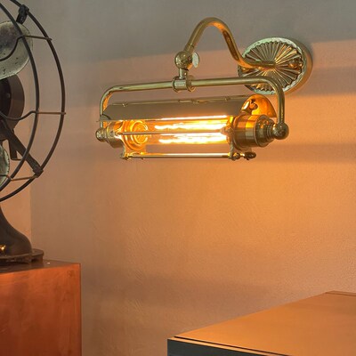 brassart壁灯复古中古工业风镜前灯壁灯照画咖餐厅灯