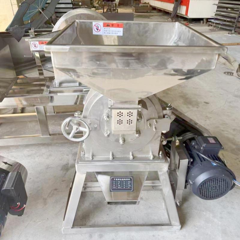 不锈钢盐块破碎磨粉机大型脉冲除尘铝线段粉碎机面包屑粉碎机