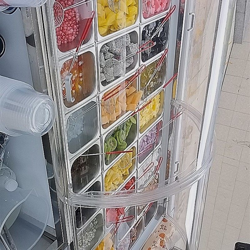亚克力弧形罩熟食凉菜糕点烧烤 自助餐水果捞防尘罩超市摆摊专用