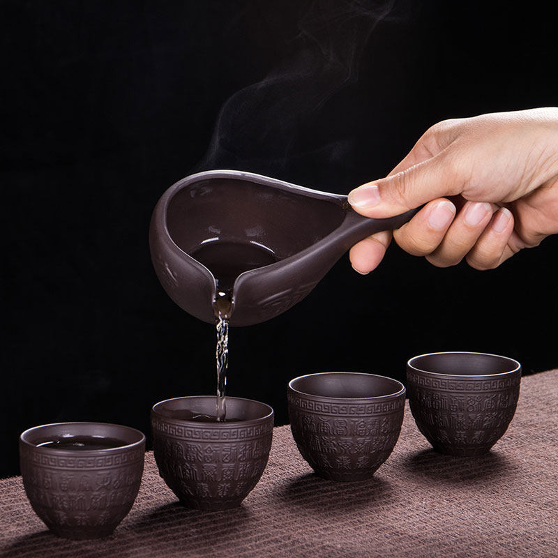 五谷丰登半全自动风车茶具套组陶瓷懒人创意家用功夫茶壶冲泡茶器
