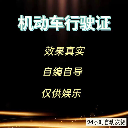 机动车行驶正模拟修改器行驶证生成软件